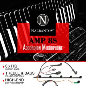 Accordion Microphone Pickup System Nalbantov AMP 8S with superior sound quality