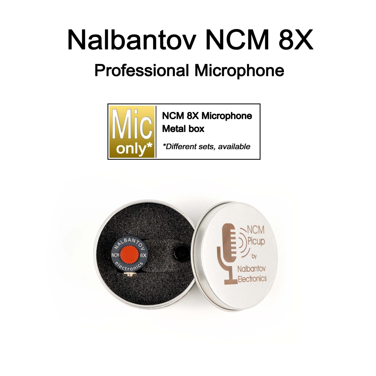Saxophone Microphone Nalbantov NCM 8X Handmade Pickup System with natural sound