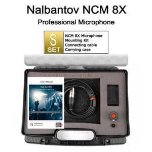 Saxophone Microphone Nalbantov NCM 8X S set - Pickup System, Cable, Mounting Kit