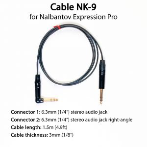 Cable NK-9 for connecting Nalbantov Expression Pro to a keyboard or an effect unit